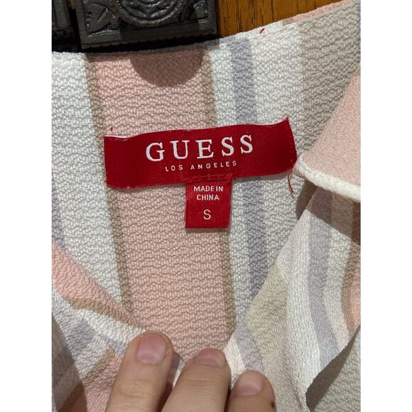 Adorable Guess Romper Pink and Grey | Women's S - Picture 2 of 7